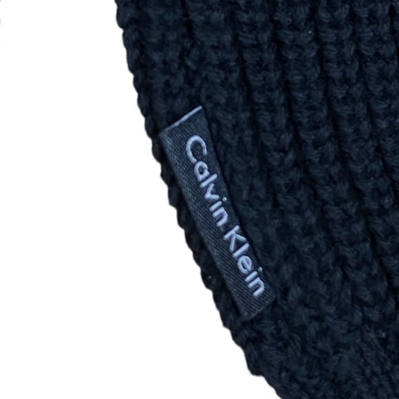 NWT Calvin Klein 1/4 Zip Rib Knit Sweater Black Casual Preppy Neutral Cotton-XL - Picture 8 of 12